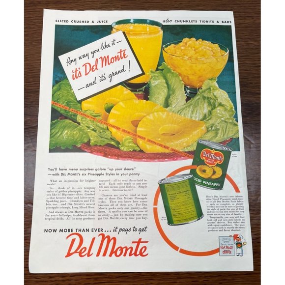 Campbell's Soup Vintage Print Ad 1938 Chef's Hats Off Tomato Mushroom Consomme - Picture 2 of 5